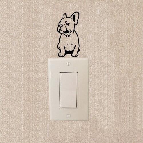 FRENCH BULLDOG Dog Cute Cartoon Animals Switch Stickers Body Decoration Decals 2SS0576
