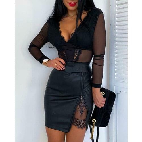 Кружевные юбки-карандаши Goocheer China At AliExpress