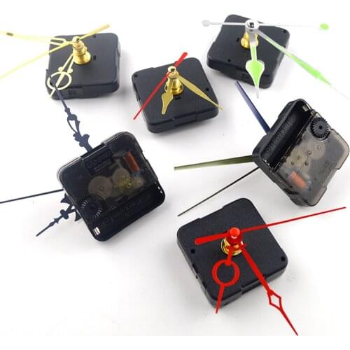 Wall Clock Movement Mechanism with 3 Pcs Clock Hands Silent Sweep Quartz Clock Motor Kit for Clock Repair Custom Clock