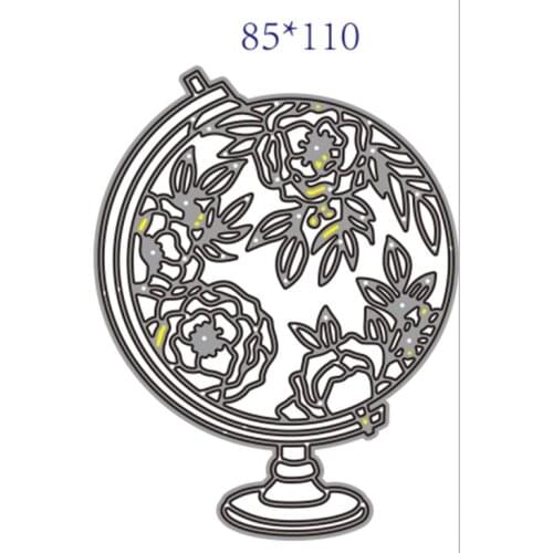 Metal cutting dies cut die mold Map flowers decoration Scrapbook paper craft knife mould blade punch stencils dies