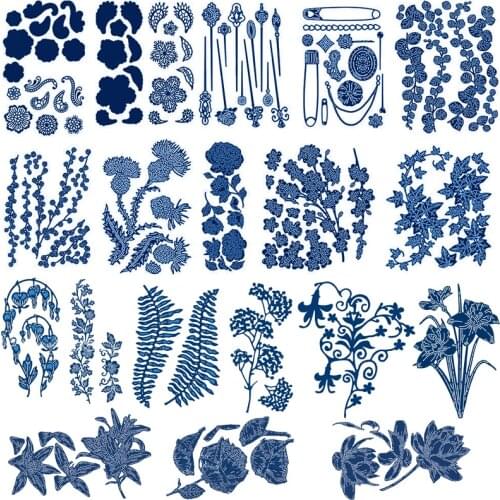 Flower Leaves Frame Metal Cutting Dies Scrapbooking Album Paper DIY Card decoration Craft Embossing Die Cut 2019 New Photo Craft