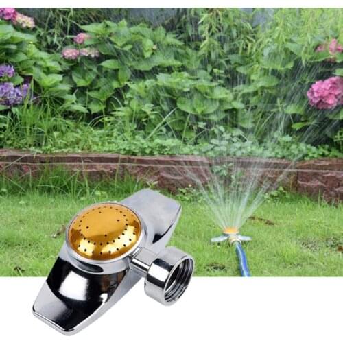 360-degree Metal Sprinkler Water Temperature Hose Sprinkler Covering An Area Of 30 Feet Courtyard Lawn Garden Sprinkler