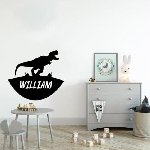 Cartoon Cartoon dinosaur Wall Decal Living Room Removable Mural For Baby Kids Rooms Decor Wall Decal Home Decor