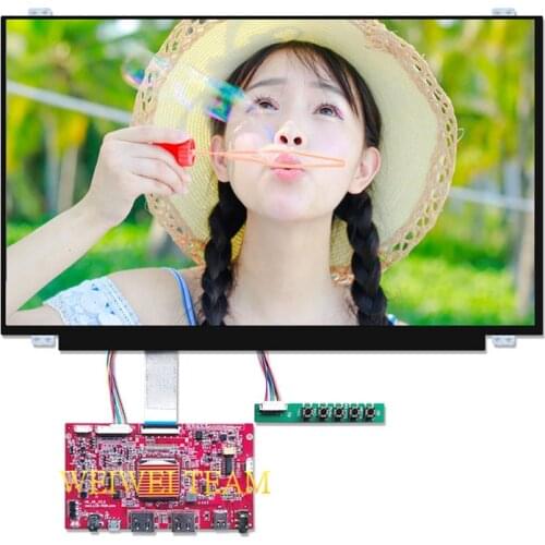 New 15.6" 4k UHD LCD TFT 3840x2160 2 MINI DP EDP 40PIN USB Controller Driver Board Build-in Speaker Headphone HDR Thin
