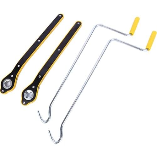New Auto Labor-saving jack ratchet wrench Scissor Jack Garage Tire Wheel Lug Wrench Handle labor-saving wrench Phillips wrench