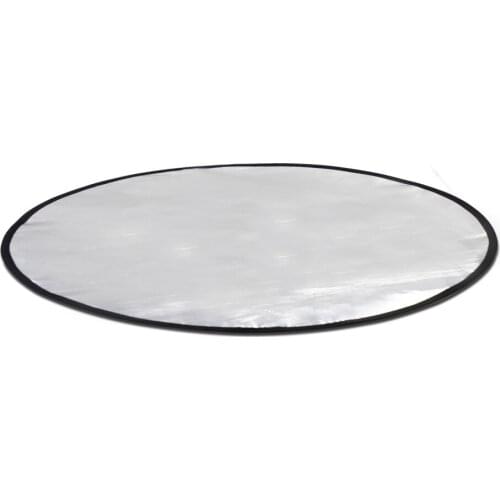 Environmental Protection Mat Glass Fiber + Aluminum Foil Fire Pit Mat Protect High Temperature Resistance Protects Lawn Floor