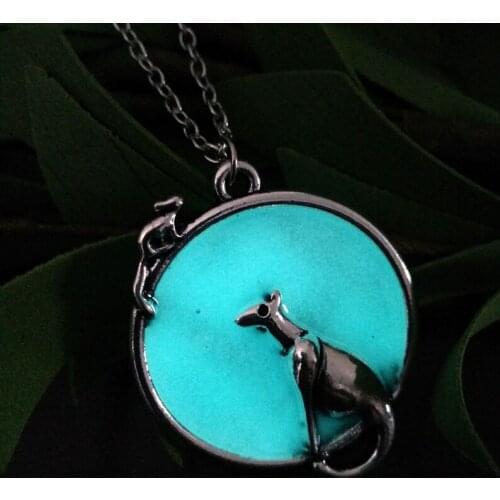 Dongsheng jewelry Fashion Listing Necklace for Women Girls Luminous Pendants Necklace Glow in Dark