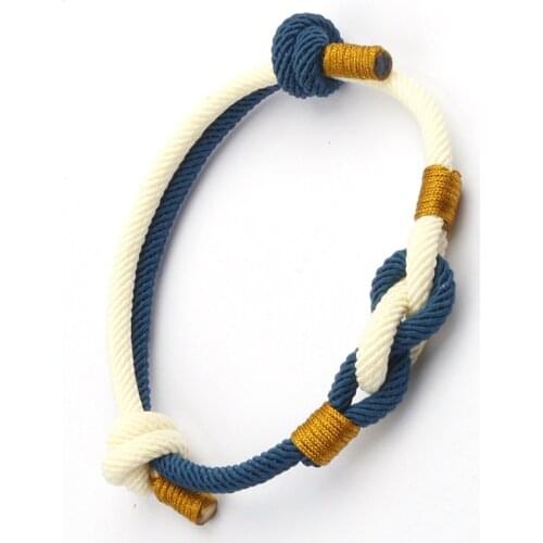 Couple Infinity Love Bracelet Milan Rope Concentric Knot Bracelet For Men Women Jewelry Gift