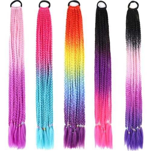 Full Star 1PCS New Girls Elastic Rubber Bands Braids Hair Accessories Wig Ponytail Hair Ring Kids Twist Braid Rope Hair Braider