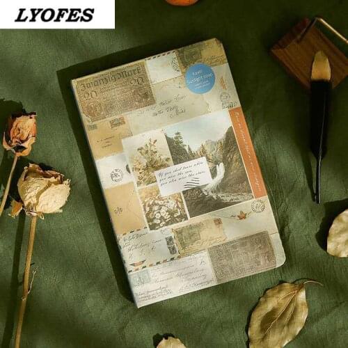 Portable Creative Notebook Retro Journal Drawing Exquisite Diary Book Unique Appearance Design Office Work