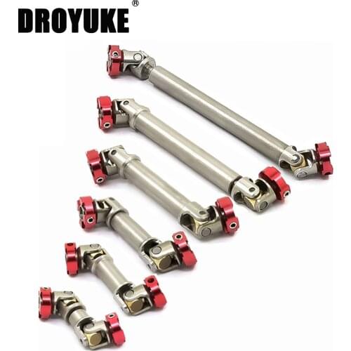 Droyuke drive shaft with flange structure is suitable for 1/14 series Tamiya SCX10 D90 RC4WD AXIAL climbing off-road Upgrade