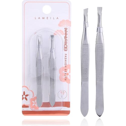 Professional Eyebrow Tweezers Lashes False Eyelashes Tools Eyebrow Face Hair Removal Tweezers for Eyebrows Makeup Tool Pinset