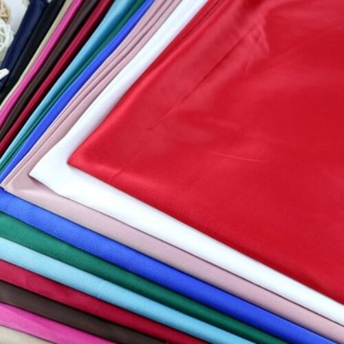 Width 59'' Satin Silk like Fabric By The Yard For DIY Wedding Dress Hanfu Material