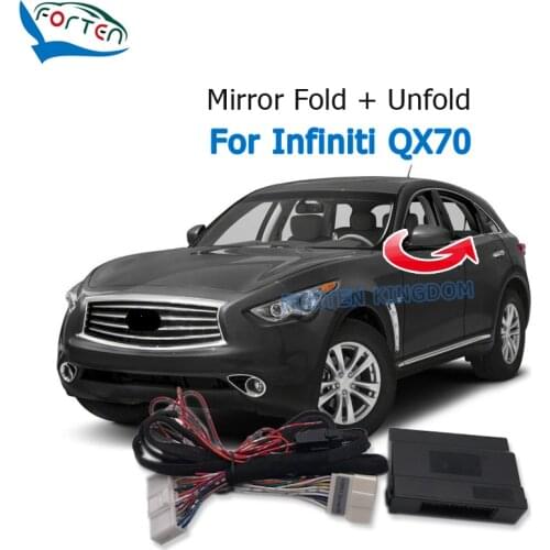 Forten Kingdom Car Side Auto Rear Mirror Folding System Module For Infiniti QX70 Rear View Mirror fold unfold
