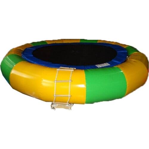Water play equipment inflatable jump water trampoline water park game water jumping bed