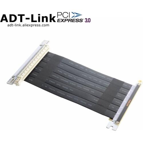 High Speed PCIe 3.0 16X GPU Extender GEN3 PCI-E X16 Extension Cable Reverse For High-end Graphics Card A4 ITX Chassis