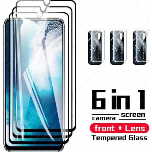 3PCS Full Cover Protective glass on For oppo y70 tempered Glass Film on for vi vo y 70 vivoy70 70y Screen Protector camera lens