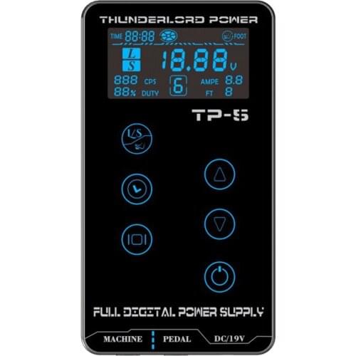 1Pcs High quality Tattoo Power Supply Touch Screen Intelligent Digital LCD Tattoo Power Supply Makeup Dual Tattoo Power Supplies