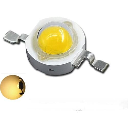 50pcs LED 3W Diode White 3-W Diodo White Red Green Blue Orange UV RGB High Power Beads 3Watt Light-Emitting-Diode Brightness DIY