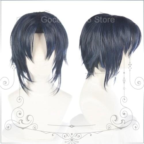 Anime Game IDOLiSH7 Wig IZUMI IORI Cosplay Hair IZUMIIORI Blue Short Synthetic Heat Resistant Wig Comiket Role Play Adult