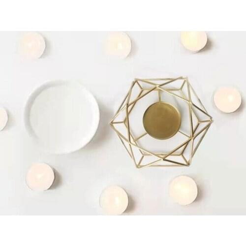 Aromatic Oil Burner, Geometric Ceramic Essential Oil Candle Holder Wax Melt Burner Warmer Melter fragrance for Home Office