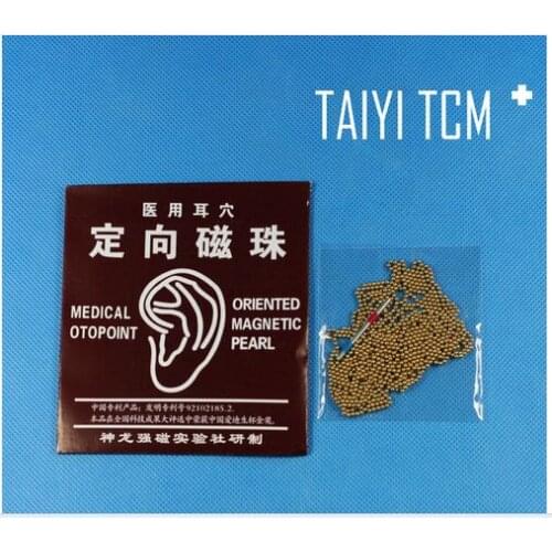 Free shipping ear beads 1000 pcs zhonghua gold magnet ear bead megenetic ear press seed Auricular Vaccaria