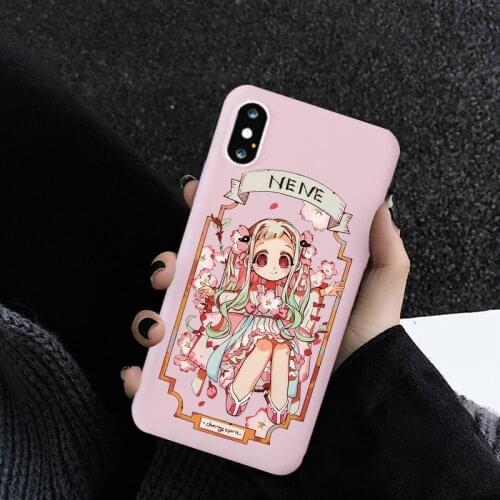 Japanese Comics Jibaku Shounen Hanako Kun Phone Case for iPhone 11 12 Mini Pro X XR XS MAX 6 6S 7 8 Plus SE 2020 Back Cover