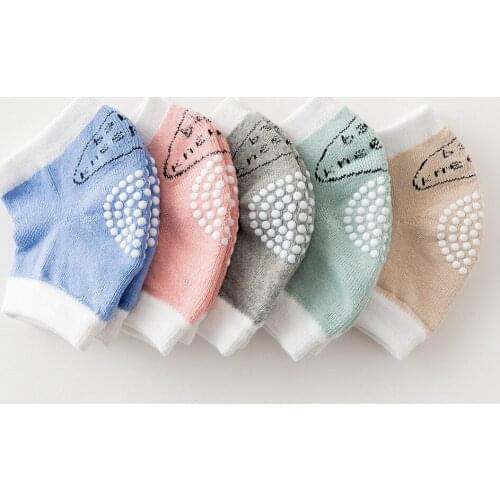 Kid Dot Cute Crawling Elbow Kneepad Cushion Toddlers Baby Girls Boys Knee Pads Protector Safety Mesh Infant Leg Warmer 1-3 Years