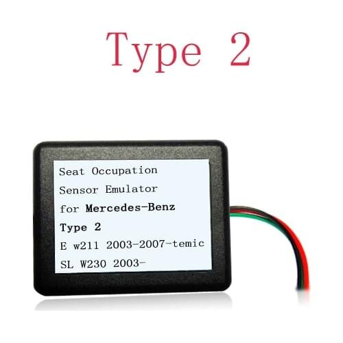 MB SRS Emulator Type 2 for Mercedes benz E W211 SL W230 SLK W171 seat emulator Airbag reset tool