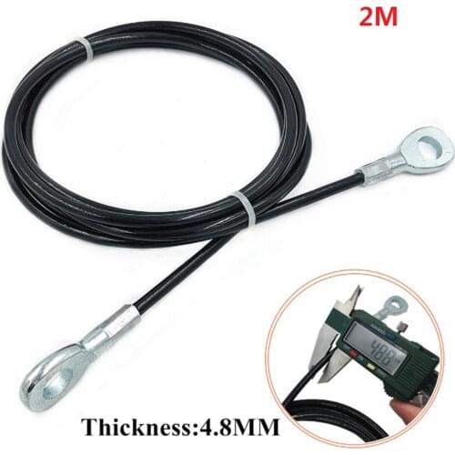 Fitness Pulley Cable System DIY Loading Pin Lifting Triceps Rope Machine Workout Adjustable Length Home Gym Sport Accessories