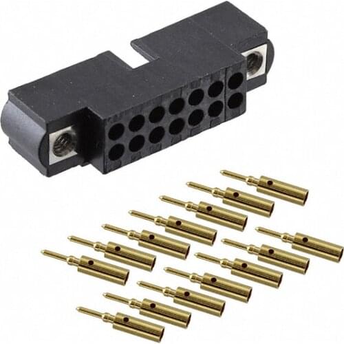 M80-5601405[7+7 Way Male Crimp L/Bore + JS]