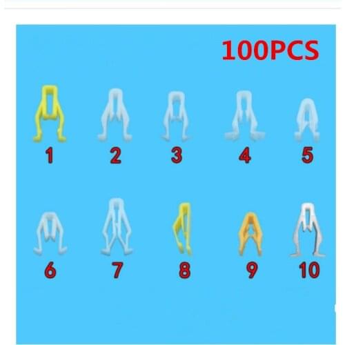 Hot Mixed Auto Dashboard Audio DVD, CD,Center Console Panel Metal Fastener Screw Rivet For All Cars Clip Set