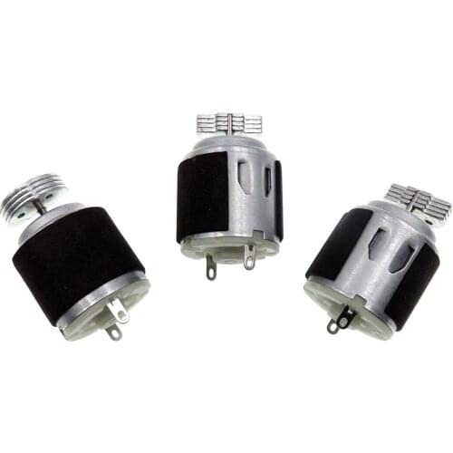 H1 black 260 vibration motor strong earthquake circle micro DC vibration motor 3-6v for massager