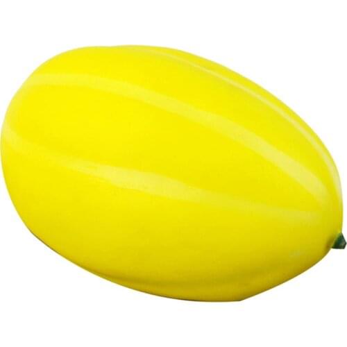 1pc Lifelike Artificial Fruit Simulated Muskmelon Decor Lifelike Foam Faux Fruit Teaching Prop Photography Prop Home Decor