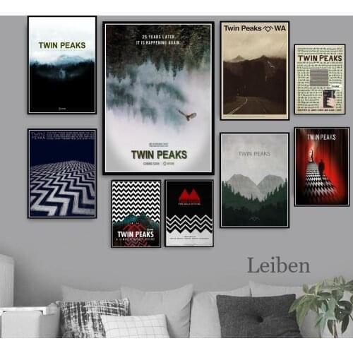 Nordic Picture Twin Peaks Tv Series Shows Classic Movie Poster and Prints Modern Interior Decor Living Room Wall Canvas Painting