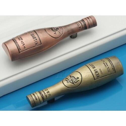 64mm Classic Bottle Furniture Handle Kitchen Cabinets Door Knob Drawer Dresser Wardrobe Cupboard Handles Pull Door Accessories
