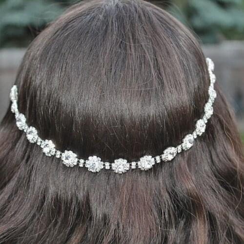 Stonefans Round Comb Rhinestone Bridal Headpiece Hair Comb Fashion Crystal Headdress Headband on the Head Wedding Accessories