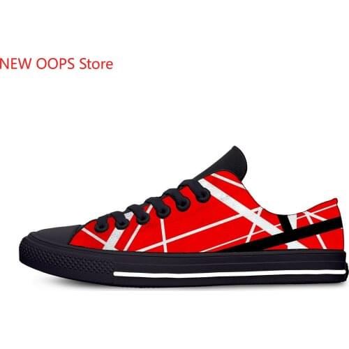 Van EVH 5150 STRIPES Halen Summer Lightweight Classic Canvas Shoes Men Women Casual Breathable Sneakers