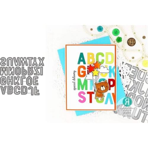 English Letter Metal Cutting Dies for Scrapbooking Handmade Mold Cut Stencil New 2021 DIY Card Make Mould Model Craft Decoration