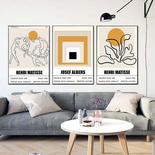 Henri Matisse Retro Posters And Prints Abstract Landscape Wall Art Vintage Canvas Painting Pictures For Living Room Home Decor