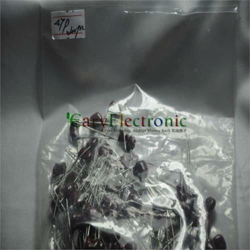 Wholesale and retail 50pc long lead New Silver MICA Capacitors 22PF 500V for tube audio guitar amps tone DIY parts free shipping