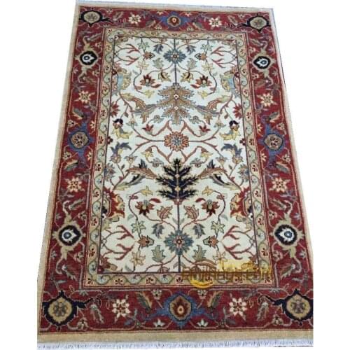 Original single export Turkish handmade carpets OUSHAK Ozarks pure wool carpet 18 4x6 gc47zieyg28