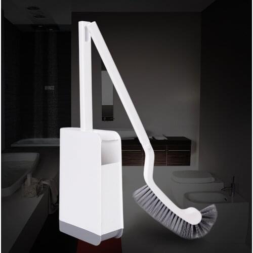 Toilet Brush Portable Bathroom Cleaning Tools For Home Hotel Bath WC Cleaning Tools Detachable Base Toilet Brush Holder New 2021
