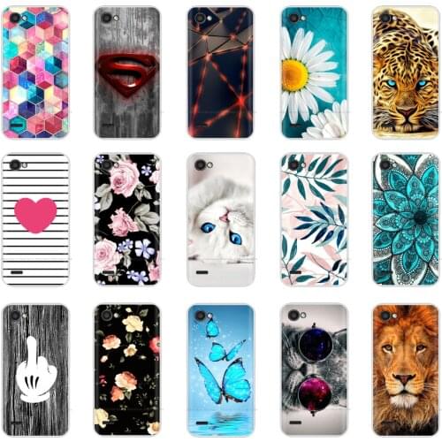Silicone Case For LG Q6 a alpha Q6a Q 6 M700 Case Clear Soft TPU Ultra Thin Slim Shockproof Cover For LG Q6 Bumper On For LGQ6