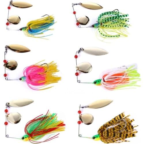 Spinner buzz bait Fishing Lure Spinnerbait 19g Artificial High Speed Willow Blades Metal Lead Head Spinner Spoon Bait BUZZBAIT