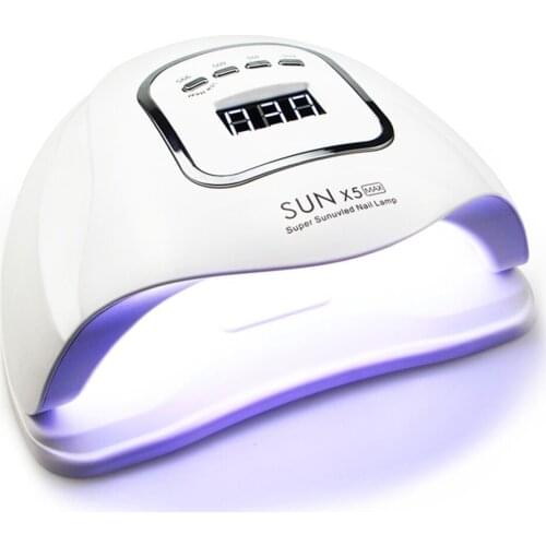 150W LED Nail Lamp Nail Dryer Dual hands 45 PCS LEDs UV Lamp For Curing UV Gel Nail Polish With Motion sensing LCD Display
