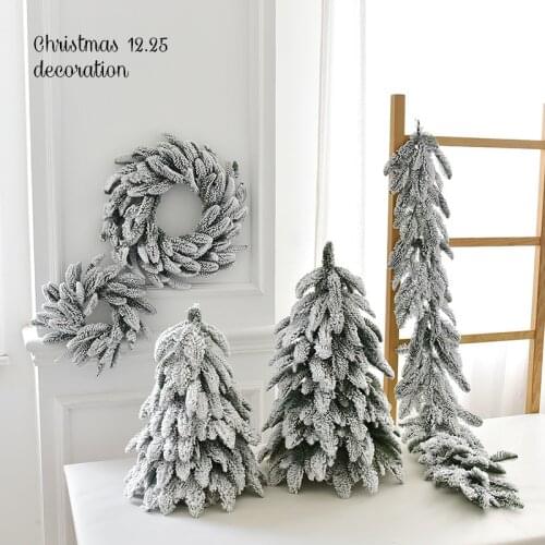 The New 35/50/60CM Table Christmas Tree Nightlight Decoration Light Pine Tree Mini Xmas Tree Christmas Decoration New Year Gift