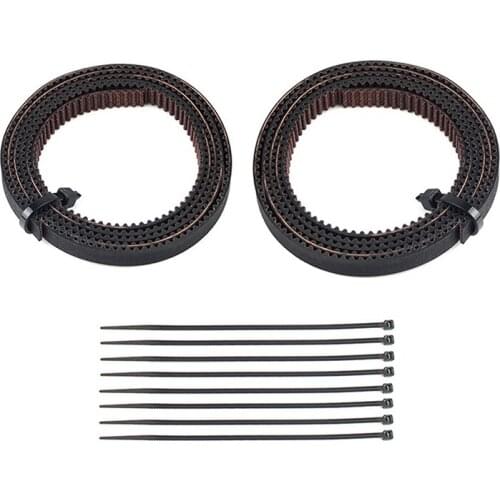 High Quality 3D Printer X+Y Axis Synchronous Wear Resistant Belt Gt2-6mm Timing Belt Terminal For Ender3 Upgrade Parts