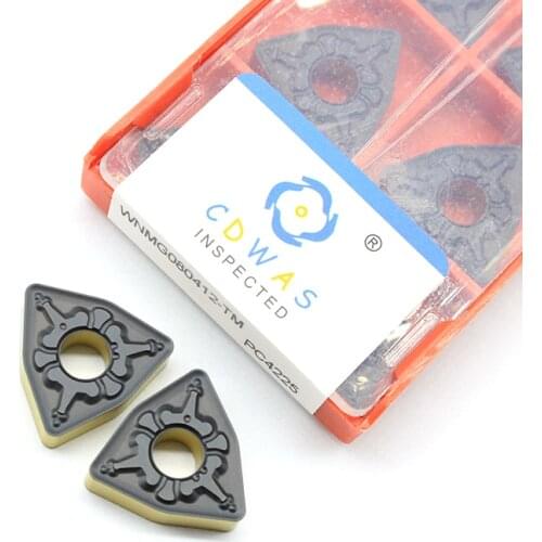 High quality WNMG080412 TM PC42252 CNC carbide insert lathe tool external turning tool WNMG 080412