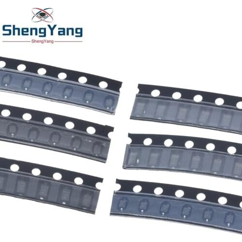 100pcs ShengYang SMD diode 0805 SOD-123 1N5819 1N4007 1N4148 SOD123 SOD-323 1206 1N4148WS 1N5819WS B5819WS SOD323
